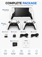 SF3500 PRO Portable Retro Game Console – 5-Inch IPS HD, 64GB & Dual Wireless Controllers