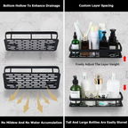 Self-Adhesive Rustproof Shower Caddy