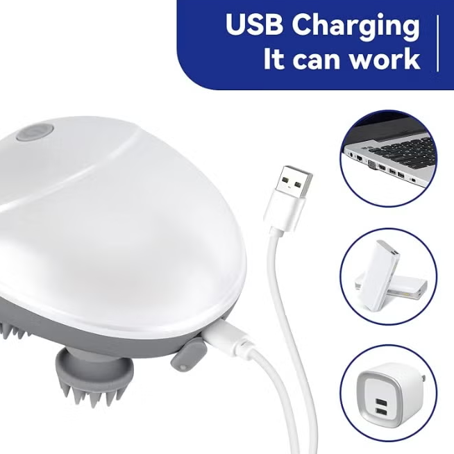 Wireless Electric Head and Scalp Massager