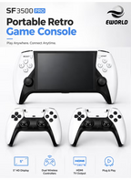 SF3500 PRO Portable Retro Game Console – 5-Inch IPS HD, 64GB & Dual Wireless Controllers