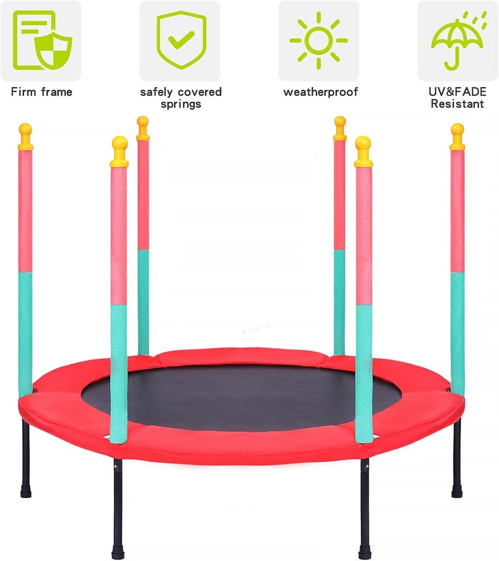 Kids Trampoline with Safety Enclosure