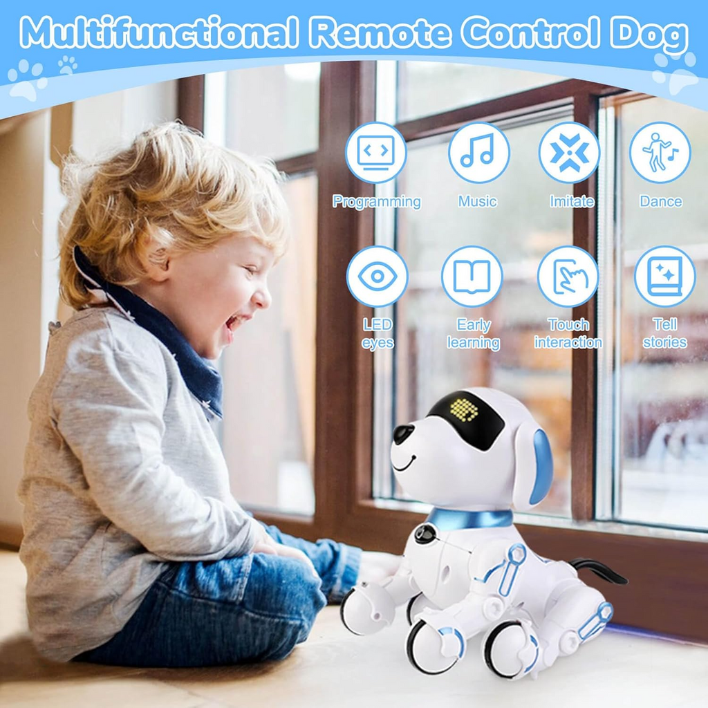 Interactive Remote-Control Robot Dog Toy