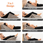 Adjustable Memory Foam Bed Wedge Pillow