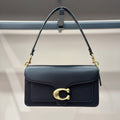 Sculpted Buckle Shoulder Bag