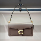 Sculpted Buckle Shoulder Bag