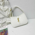 Glossy Crescent Shoulder Bag