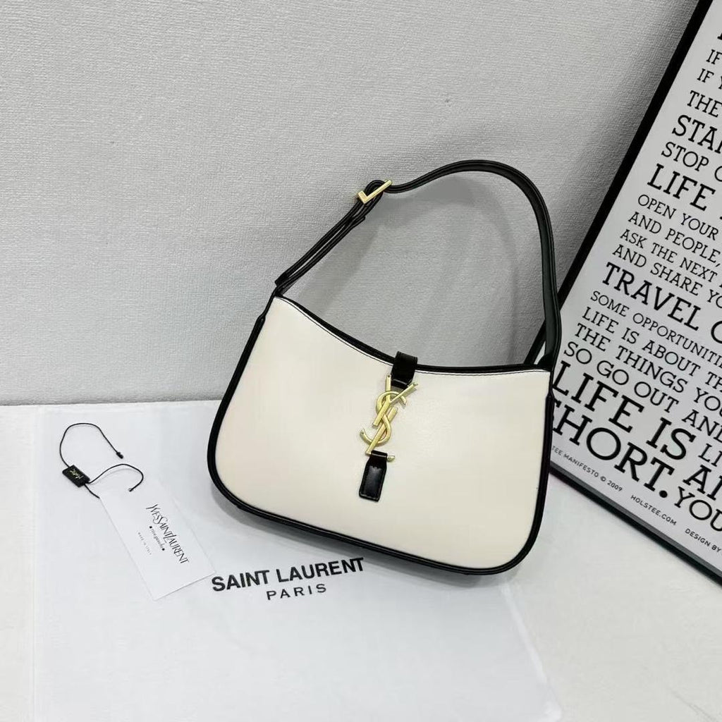 Sleek Buckle Hobo Bag