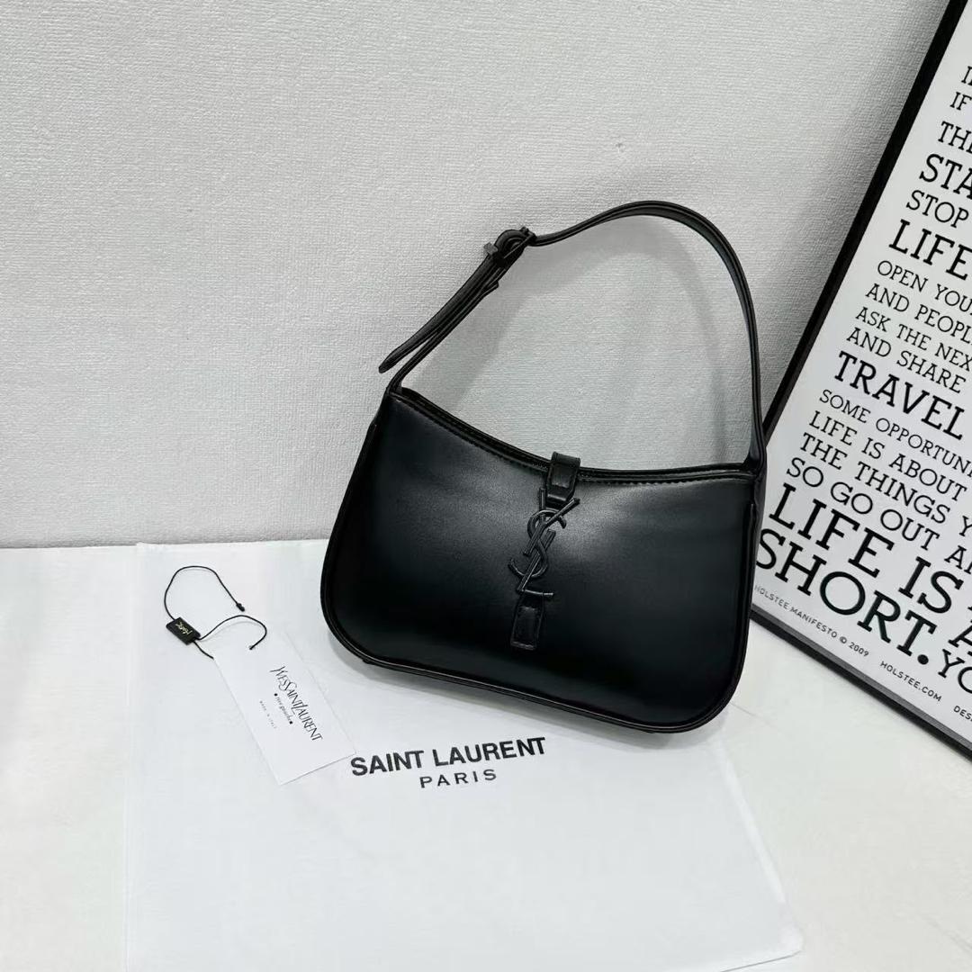 Sleek Buckle Hobo Bag