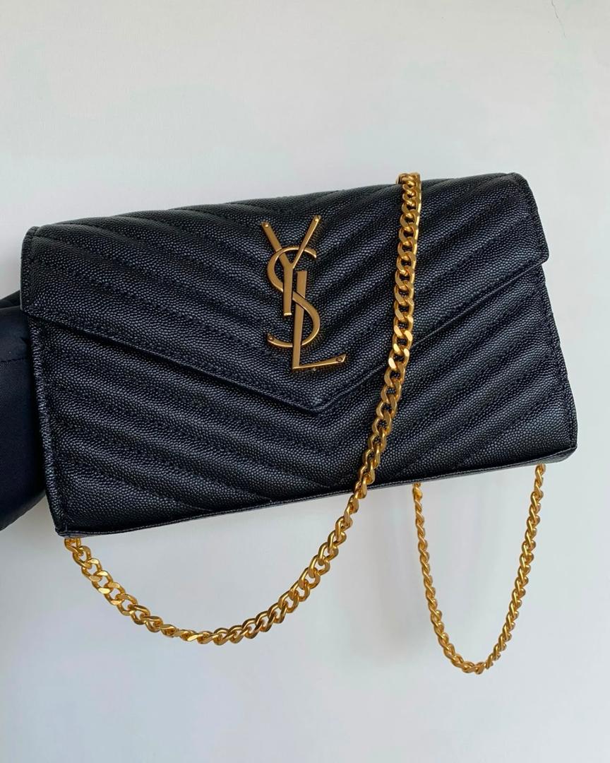 Chevron Chain Envelope Bag