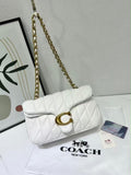 Pillow Quilted Chain Shoulder Bag