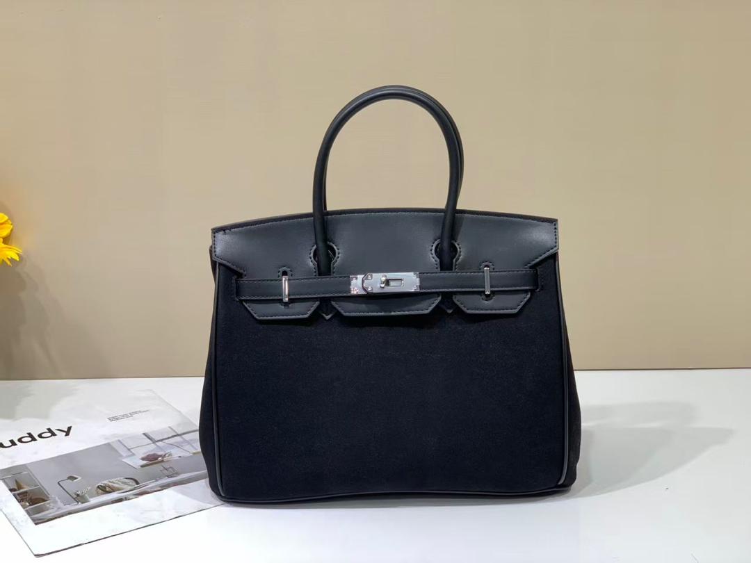 Structured Lock Top-Handle Tote
