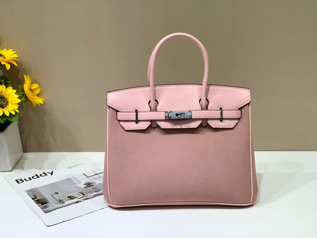Structured Lock Top-Handle Tote