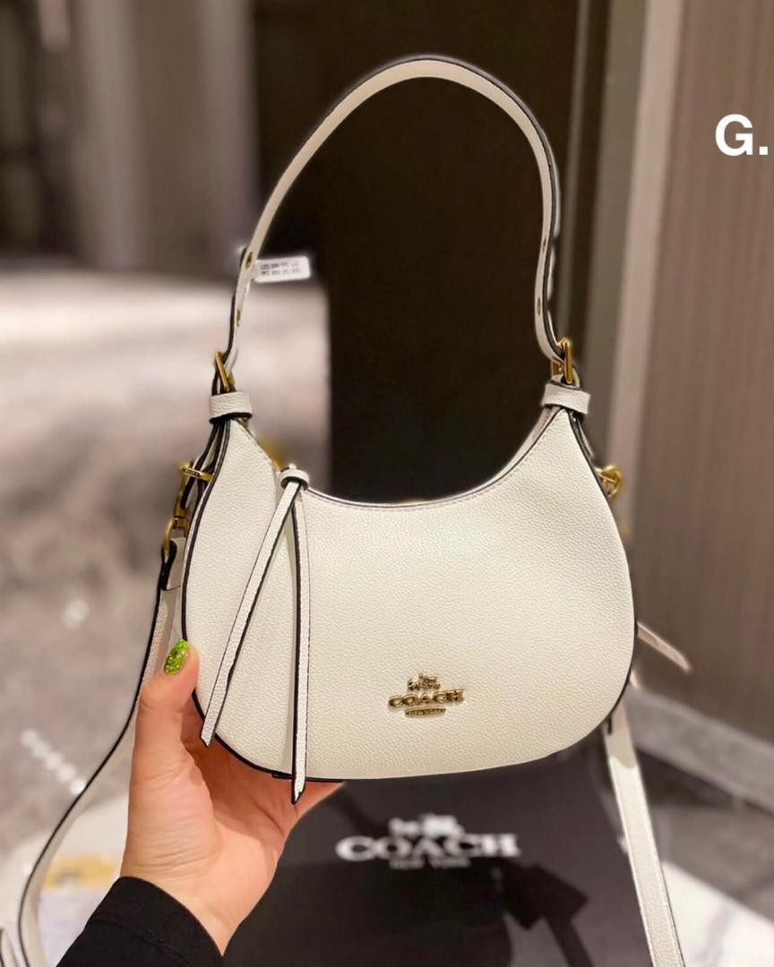 Curved Signature Hobo Bag