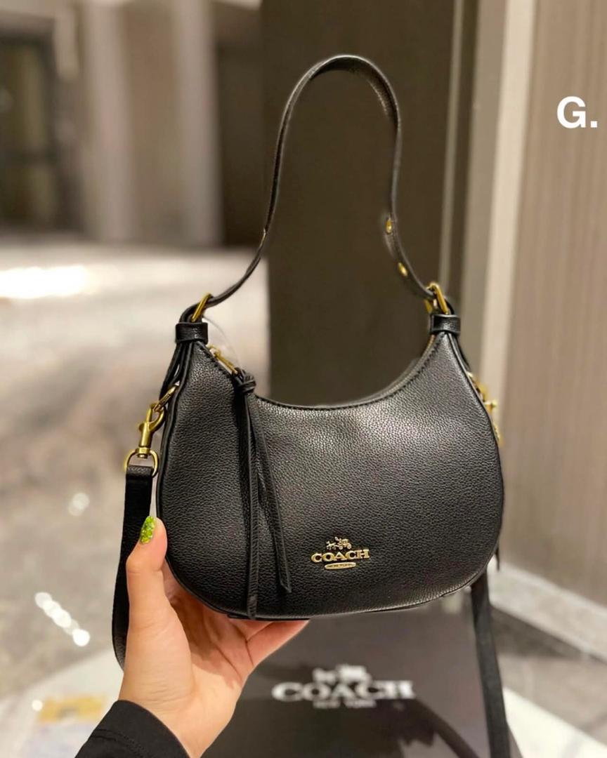 Curved Signature Hobo Bag