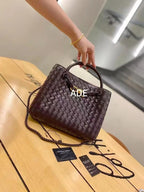Woven Mini Top-Handle Crossbody