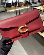 Statement Tab Clutch Crossbody