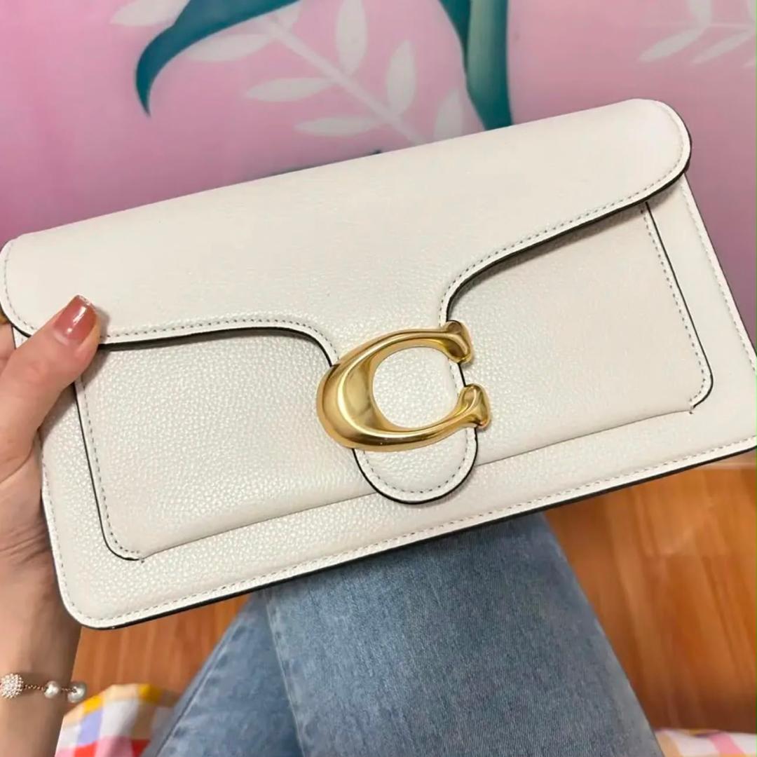 Statement Tab Clutch Crossbody