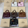 Mini Turn-Lock Top-Handle Bag