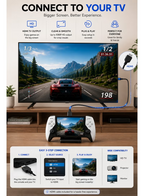 SF3500 PRO Portable Retro Game Console – 5-Inch IPS HD, 64GB & Dual Wireless Controllers